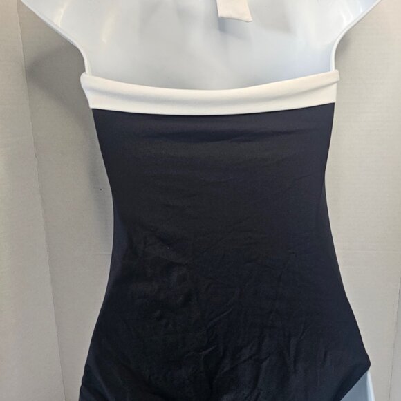 Lauren Ralph Lauren Bel Air One-Piece Swimsuit BLK/WHT SZ 6 W/TUMMY CONTROL - Picture 5 of 8